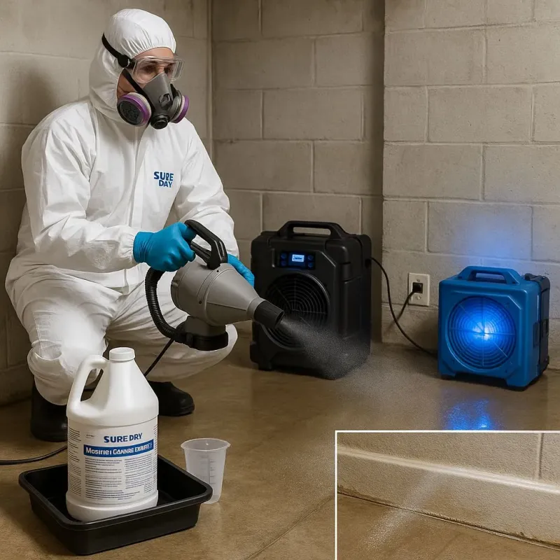 Sanitization and Odor Removal process in Shady Side, MD